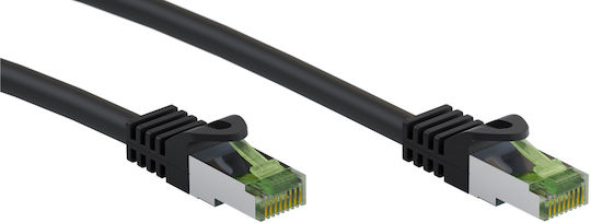 Goobay S/FTP Cat.8.1 Network Cable Ethernet 1m Black