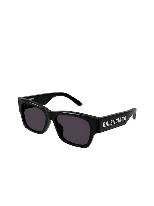Balenciaga Γυαλιά Ηλίου με Μαύρο Κοκκάλινο Σκελετό και Μαύρο Φακό BB0262SA-001