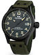 TW Steel Volante Ανδρικό Ρολόι 45mm Μπαταρίας με Πράσινο Υφασμάτινο Λουράκι