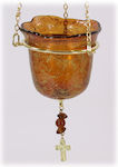 Hanging / Hanging Vigil Oil Lamp 11x60cm G110-X8