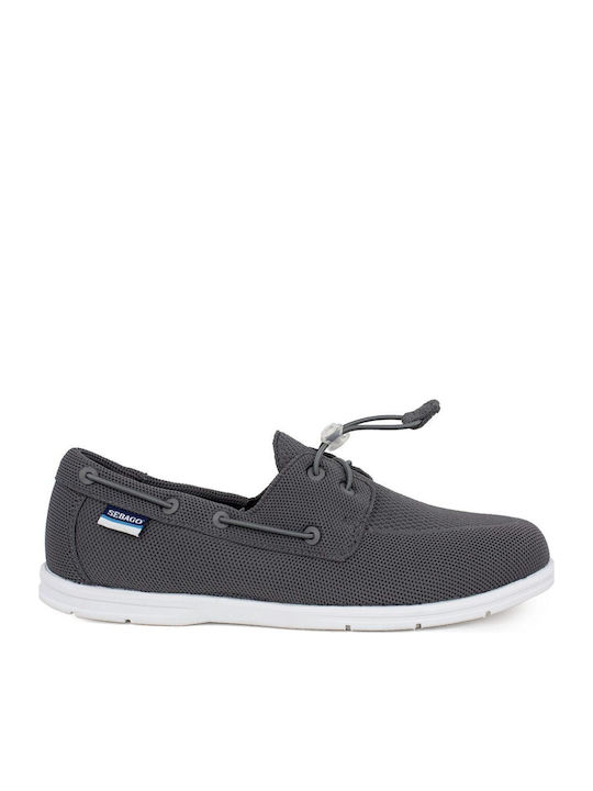 Sebago Ανδρικά Boat Shoes σε Γκρι Χρώμα