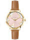 Ted Baker Lilabel Women's Watch with Brown Leather Strap