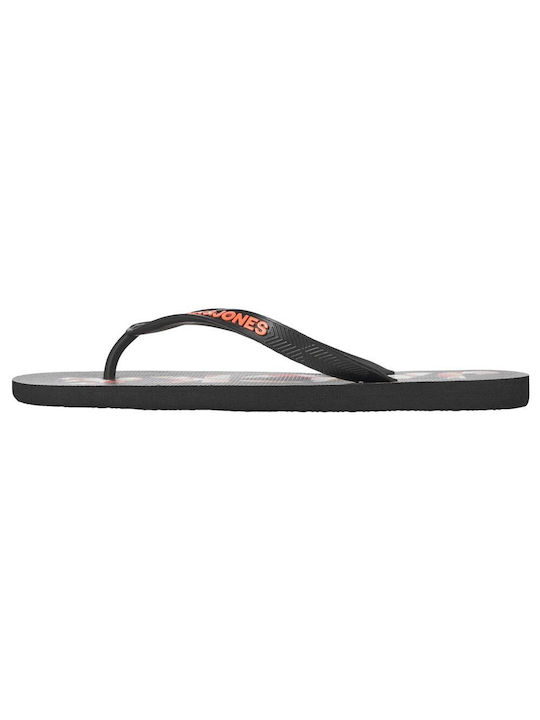 Jack & Jones Ανδρικά Flip Flops Μαύρα