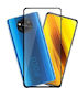 Poco X3 5D 0.3mm Full Face Tempered Glass Μαύρο (Poco X3 NFC / X3 Pro)