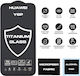 TITANIUM 0.25mm Adeziv complet Full Face Tempered Glass Negru (Huawei Y6p)