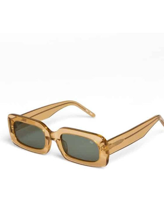 AV Sunglasses Camille Sonnenbrillen mit Peach Rahmen und Gray Linse