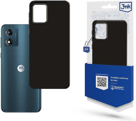 3MK Matt Back Cover Silicon 1.2mm Negru (Moto E13)
