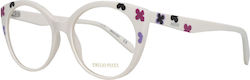 Emilio Pucci Optical Frame Γυναικείος Σκελετός Γυαλιών σε Λευκό Χρώμα EP5134 021