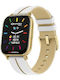Superga SW-STC014 40mm Smartwatch with Heart Rate Monitor (White/Gold)