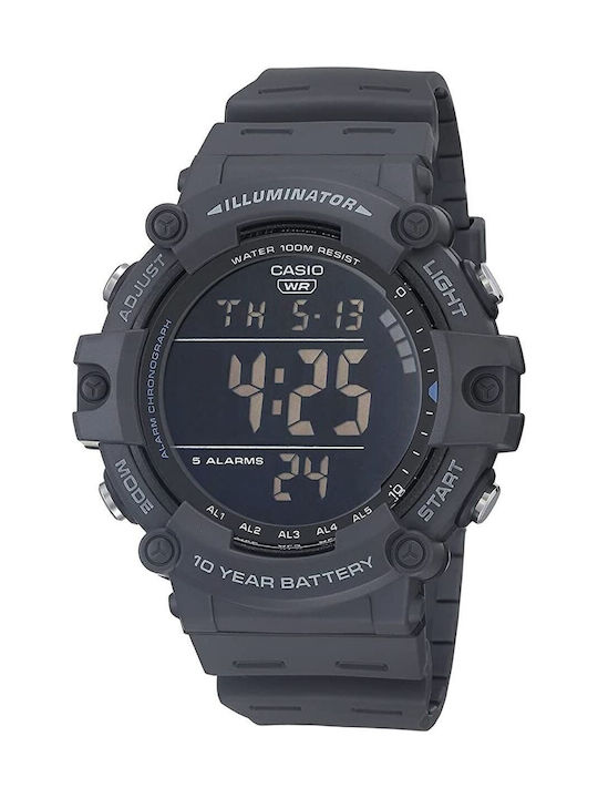 Casio Ψηφιακό Ανδρικό Ρολόι 51mm Μπαταρίας με Κ...