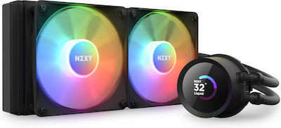 NZXT Kraken 240 RGB Υδρόψυξη Επεξεργαστή Διπλού Ανεμιστήρα 120mm για Socket AM4/AM5/1700/1200/115x