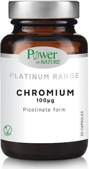Power Of Nature Platinum Range Chromium 100mg 30 κάψουλες