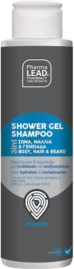 Pharmalead Men’s Αφρόλουτρο σε Gel για Άνδρες Αναζωογονητικό 100ml