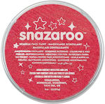 Snazaroo 18ml Face Painting Cream Sparkle Red