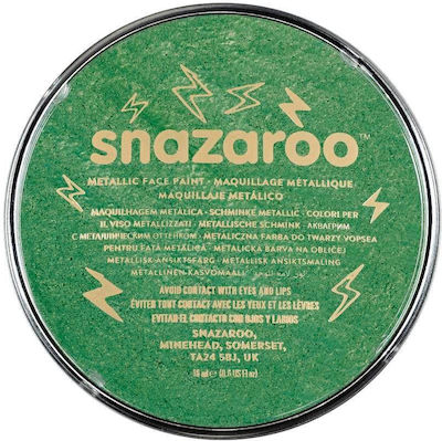 Snazaroo 18ml Face Painting Cream Electric Green