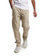 Trousers Cargo Elastic Ecru