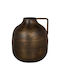 BigBuy Metallic Vase 20x20x24cm