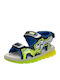 Kinder Sandalen SANDAL BOYS mit Klettverschluss & Lichtern Blau