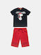 Kids' Set with Shorts Summer 2pcs Blue Snoopy