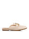 Flat Mules σε Μπεζ Χρώμα