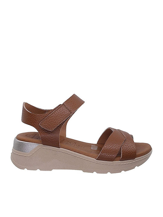 Oh My Sandals Летни Дамски Платформи Тауп