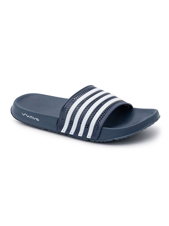 WAVE - Papuci de plajă pentru bărbați, ALBASTRU ÎNCHIS, 112-064-297