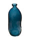 Atmosphera Vază Decorativă Sticlă Jeanne Albastru 14.5x14.5x35cm 1buc