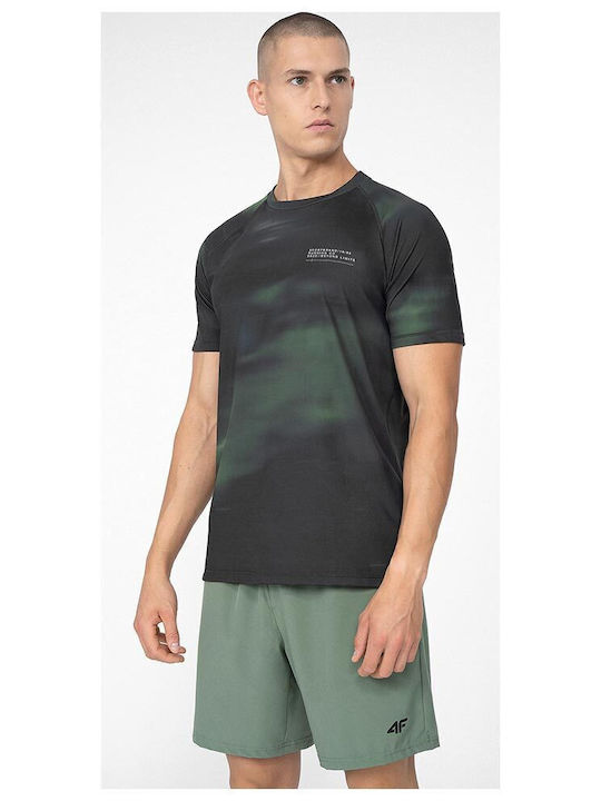 4F Men's Athletic T-shirt Short Sleeve Green