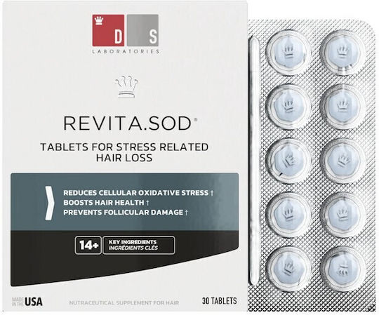 DS Laboratories Revita SOD Besondere Nahrungsergänzungsmittel für Gesunde Haare, Haut & Nägel 30 Tabletten