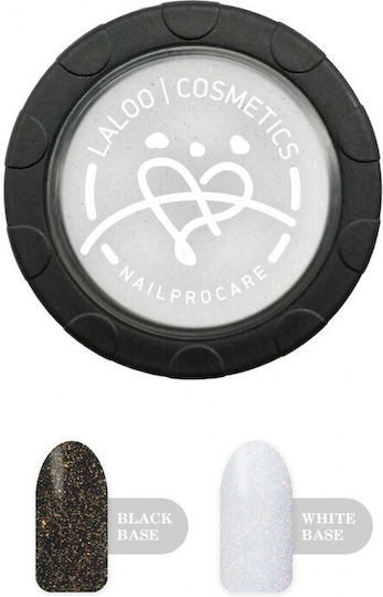 Laloo Cosmetics Glitter for Nails in White Color 1pcs