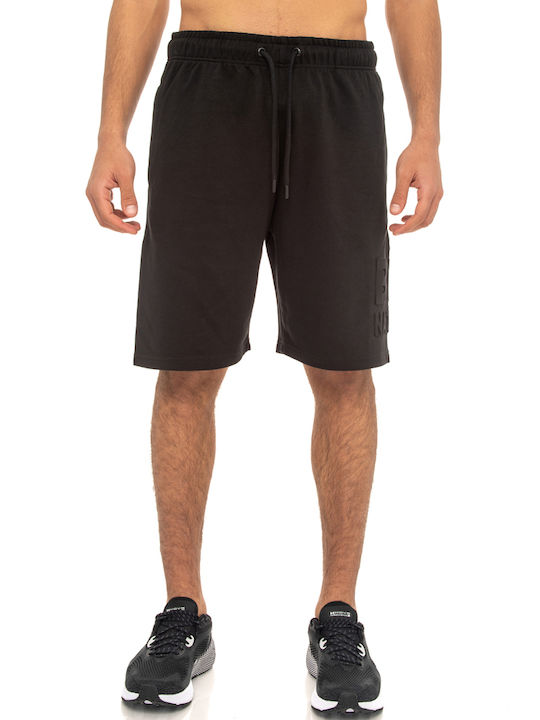 Essentials Terry Αθλητική Ανδρική Βερμούδα Μαύρη