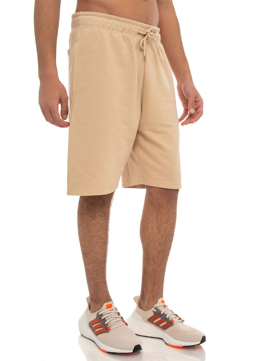 Be:Nation Essentials Terry Men's Athletic Shorts Ecru