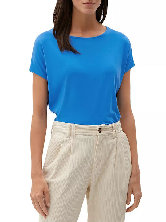 S.Oliver Damen T-shirt Blau