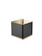 Sparke Resin Cotton/Swabs Case Countertop Black