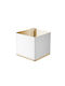 Sparke Resin Cotton/Swabs Case Countertop White
