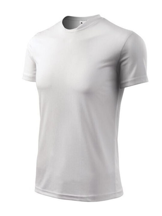 Adler Men's Short Sleeve Promotional T-Shirt White