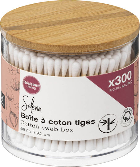 Countertop Plastic Transparent Cotton Case