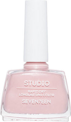 Seventeen Studio Rapid Dry Lasting Color Gloss Βερνίκι Νυχιών Quick Dry Ροζ 227 12ml