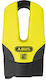 Abus 37/60HB50 Mini Motorcycle Disc Brake Lock in Yellow