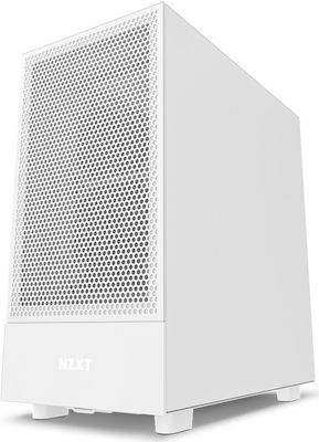 NZXT H5 Flow Midi Tower Κουτί Υπολογιστή με Πλαϊνό Παράθυρο και RGB Φωτισμό Λευκό