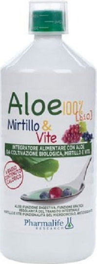 Pharmalife Aloe Gel Premium 1000ml Mirtillo & Vite