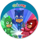 Sticker with PJ Masks name 27cm