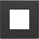 Vimar Switch Frame 1 Position Horizontal Installation in Black Color 22642.03