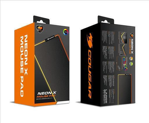 Cougar NEON X Gaming Mouse Pad με RGB Φωτισμό