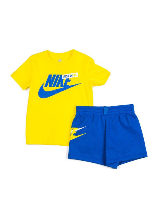 Nike Kids Clothing Set with Shorts Yellow 2 Pieces