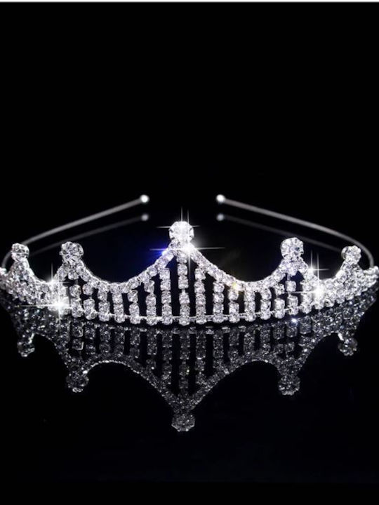 Bridal hair tiara with rhinestones 1244