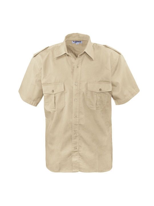 Shirt Tactical Short Sleeve Shirt Beige