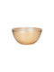 Round Serving Bowl Made of Bamboo Gold with a Diameter of 14cm