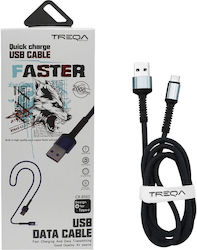 Treqa CA-8563 USB 2.0 USB-C männlich - USB-A 2m Treqa CA-8563 USB 2.0 USB-C männlich - USB-A 2m