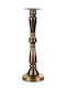 Candlestick Metallic Antique 0x13x42cm Gold OEM